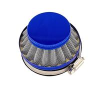SLAHAJ Filtro de Gasolina Carburador de Motocicleta Filtro de Aire de 58 mm, Apto para carburador de Motor de 2 Tiempos de 47 CC y 49 CC, minimoto, Quad, ATV, Dirt Pocket.(Blue)