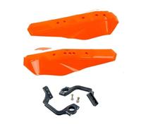 SLAHAJ Motocicleta Guardamanos Escudo de la manija Paramanos de Motocicleta para KTM EXC 300 Accesorios SX XCF 250 450 Duke Motocross Dirt Bike Handguard(Kw Orange)