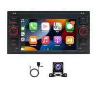Slakerbe Android 14 Radio de Coche 2 DIN con CarPlay Inalámbrico Android Auto Compatible para Ford Galaxy S-MAX WA6 2005-2007, 4G+64G 7 Pulgadas Autoradio con Navegación WiFi FM RDS Cámara Mic