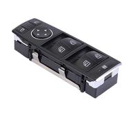 Slakerbe Interruptor de ventana de coche compatible con M*ercedes W176 W246 W166 C117 A B CLA Clase GLA Interruptor de elevalunas eléctrico principal 1669054300,A16690543009107