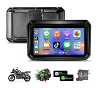 Slakerbe Navegador de motocicleta de 6 pulgadas para BMW R1200GS R1300GS | Pantalla táctil de 800 Nit con 60 fps inalámbrico para coche CarPlay Android 5G WIFI Bluetooth GPS y control por voz