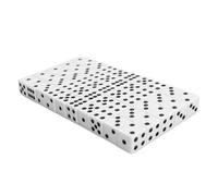 SLAKOZYT Dados 6 Caras, Enseñanza de Matemática, Educativos de Dados 6 Caras, Casino, Dados didácticos, Dados de Aprendizaje matemático, Dados pedagógicos, Dados D6, 50 Unidades (50 Piezas Blanco)