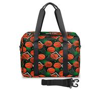 Slam Dunk - Bolsa de viaje de baloncesto para mujeres y hombres, impresión de baloncesto, fin de semana, bolsas de noche de 32 L, bolsa grande para deportes, gimnasio, yoga, color, (32 L) UK,