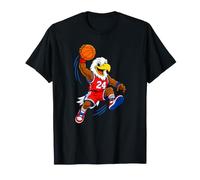 Slam Dunk Eagle Baloncesto Streetball Mascota Gráfico Camiseta
