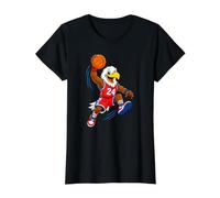 Slam Dunk Eagle Baloncesto Streetball Mascota Gráfico Camiseta gráfica económica, Mujer, Negro, S