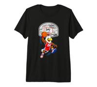 Slam Dunk Eagle Basketball Streetball Mascot Graphic Camiseta Premium