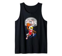 Slam Dunk Eagle Basketball Streetball Mascot Graphic Camiseta sin Mangas