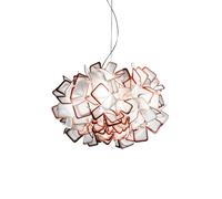 Slamp Clizia, lámpara colgante de diseño, naranja