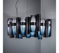 Slamp La Lollo L colgante LED, Ø80cm, multicolor True