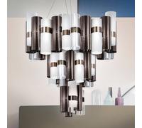 Slamp La Lollo XL colgante LED Ø80cm estaño-blanco