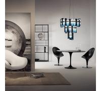 Slamp La Lollo XL colgante LED, Ø80cm, multicolor