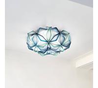 Slamp La Vie M plafón, ancho 47 cm, azul True