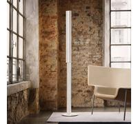 Slamp Lámpara de pie LED Modula twisted, cristal, gris claro
