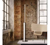 Slamp Lámpara de pie LED Modula twisted, plisada, negra