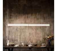 Slamp Lámpara LED colgante Modula Doble, cristal, gris