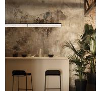 Slamp Lámpara LED colgante Modula Doble, cristal, negro