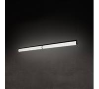 Slamp Lámpara LED colgante Modula Doble, plisada, negra