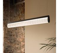 Slamp Lámpara LED colgante Modula, plisada, negra