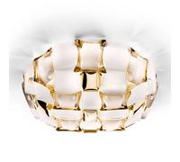 Slamp Mida lámpara de techo, Ø 67 cm, oro/blanco True