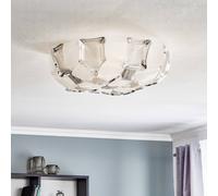 Slamp Mida lámpara de techo, 50 cm, blanco-platino