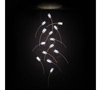 Slamp Tulip 14 colgante LED prisma/latón redondo