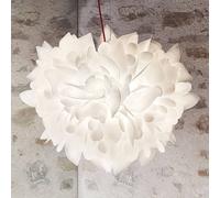 Slamp Veli Foliage colgante blanco-rojo 55cm