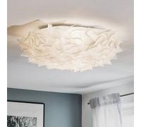 Slamp Veli plafón de diseño, Ø 78 cm, opalino