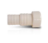 Slangtule ABS 50 mm x 38-32 mm spie x slangtule 10bar wit, Adaptador de Grifo para Manguera