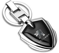 SLANNB Llavero de Coche Reemplazo Accesorios para Peugeot 207 208 308 308SW 508 508sw 2008 3008, Resistente y Duradero Regalos Mujer Hombre Llave Coche Anillo