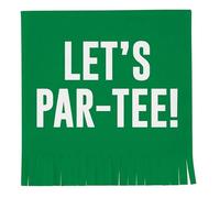 Slant Collections Servilletas de papel con flecos para fiesta de cumpleaños, 20 unidades, Let's Par-Tee