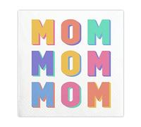 Slant Collections Servilletas de papel para bebidas/cócteles, 5 x 5 pulgadas (20 unidades), mamá mamá mamá