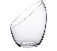 Slant Cut Bowl Glass Planter Terrarium Large Glass Fish Bowl 7"x7" Glass Planter Terrarium, Candy Jar, Air Plant Holder Glass Vase For Tabletop Decor,6,9" x5,5,Constructive23