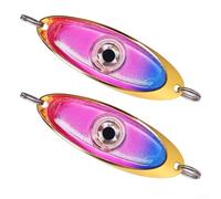 Slant Slicing Fisheye LED Bait Light 2PCS Waterproof Fishing Trap Light for Superior Nighttime Fishing (color2)