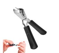 Slanted Nail Clippers, Wide Jaw Fingernail Trimmer, Heavy-Duty Toenail Cutter, Stainless Steel Blades, Ergonomic Grip for Thick Nails, 9.3x5.7x1.4cm 23g Stainless