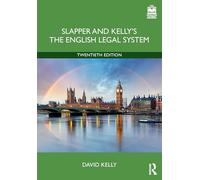 Slapper and Kelly's The English Legal System