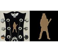 Slash Figure Guns Guitar Sticker Vinyl From Headstock Guitar & Bass (oro)