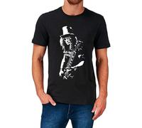 Slash S & Roses Mens T Shirt Retro Vintage Rock Music Birthday Present Gift Size L
