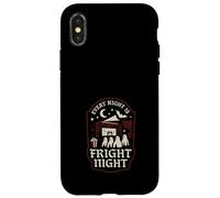 Slasher Film Adict Horror Flick Junkie Cult VHS Caos Carcasa para iPhone X/XS