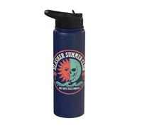 Slasher Summer Club Horror Fan Saying Stainless Steel Insulated Water Bottle