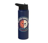 Slasher Summer Club Horror Fan Saying Stainless Steel Insulated Water Bottle