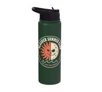 Slasher Summer Club Horror Fan Saying Stainless Steel Insulated Water Bottle