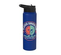 Slasher Summer Club Horror Fan Saying Stainless Steel Insulated Water Bottle