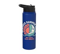 Slasher Summer Club Horror Fan Saying Stainless Steel Insulated Water Bottle