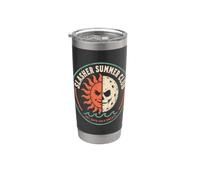 Slasher Summer Club Horror Fan Saying Vaso térmico de acero inoxidable de doble pared