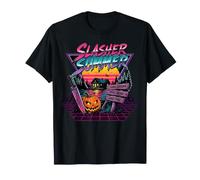 Slasher Verano película de Terror Fan Retro Camiseta
