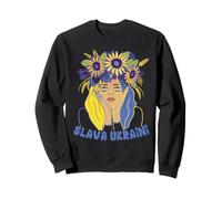 Slava Ukraini Camisa Ucrania Mujer Ucraniana Girasol Sudadera