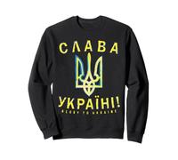 Slava Ukraini Camisa Zelensky Ucrania Tryzub Ucrania Sudadera
