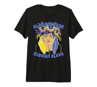 Slava Ukraini Camiseta Apoyo Ucrania Chica Ucraniana Camiseta Premium