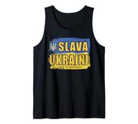 Slava Ukraini Camiseta Ucrania Bandera Zelensky Tryzub Camiseta sin Mangas