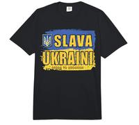 Slava Ukraini Camiseta Ucrania Bandera Zelensky Tryzub Comfort Colors Adult Heavyweight T-Shirt